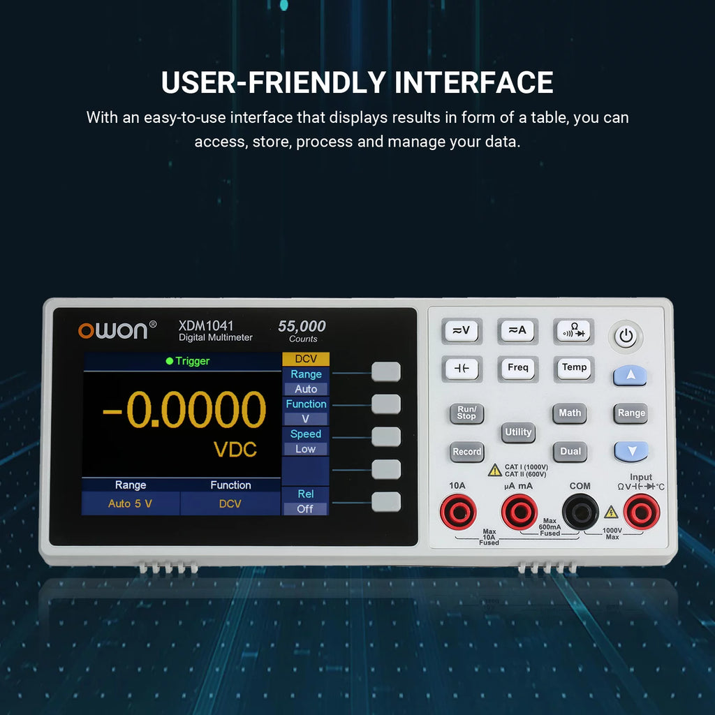 55,000 Counts Digital Multimeter with 3.7-inch TFT LCD Screen Q815345