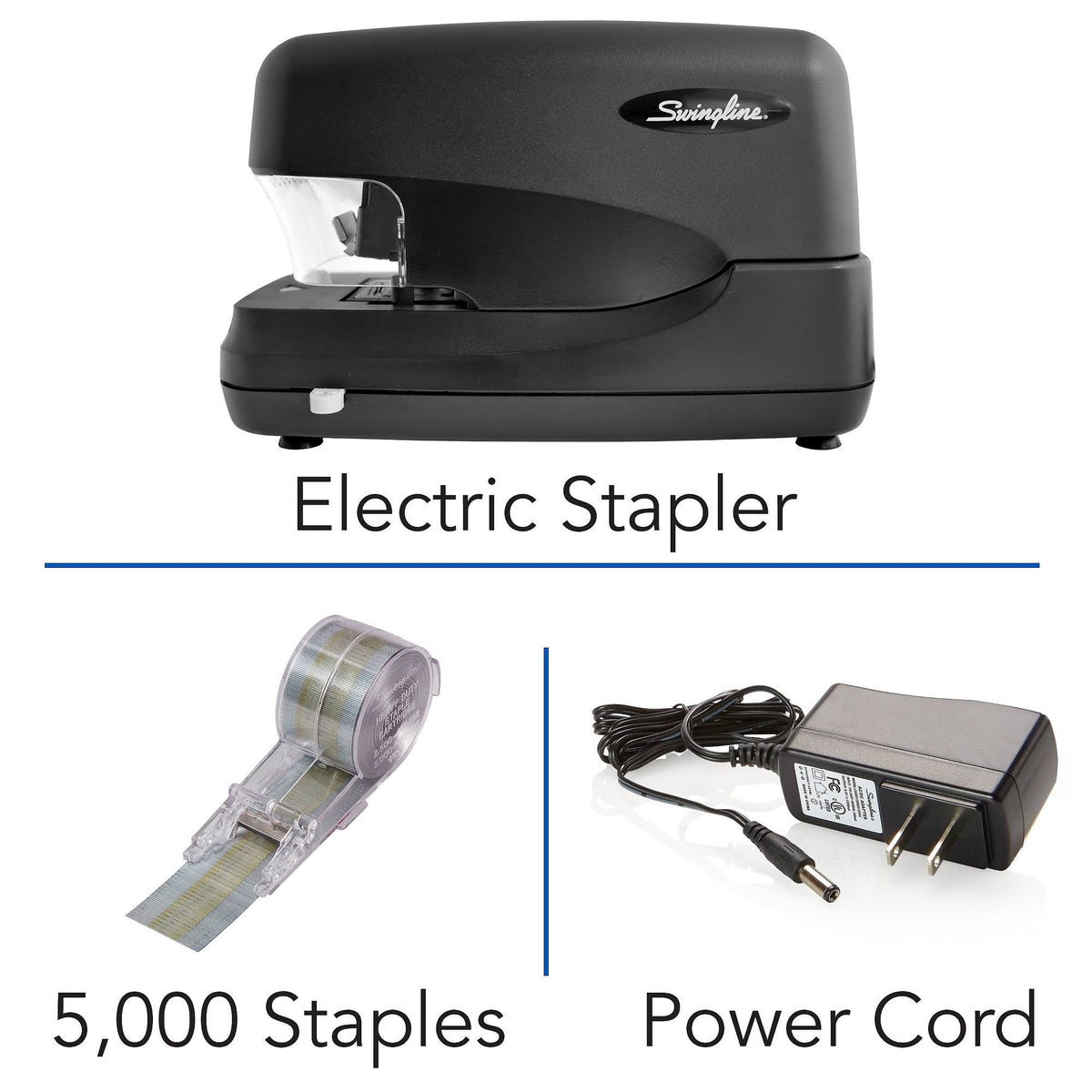 Electric Stapler 70-Sheet Capacity Black L5275