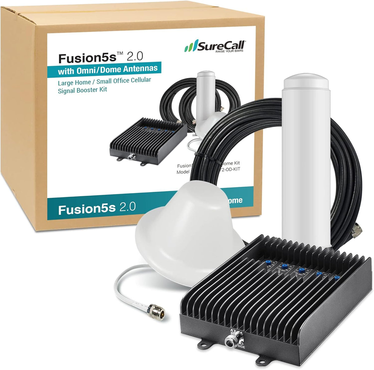 Cell Phone Signal Booster up to 10000 sq ft Omni Antennas 4G/5G Multi-User G728747