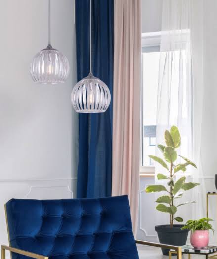 1 Light Rod Pendant Chrome G657