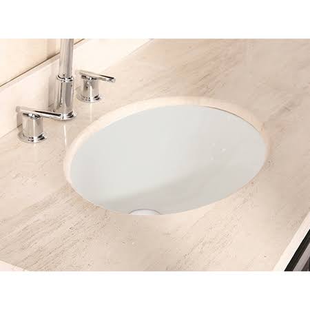 19.75 in. Oval Undermount Sink Set in Biscuit M777473