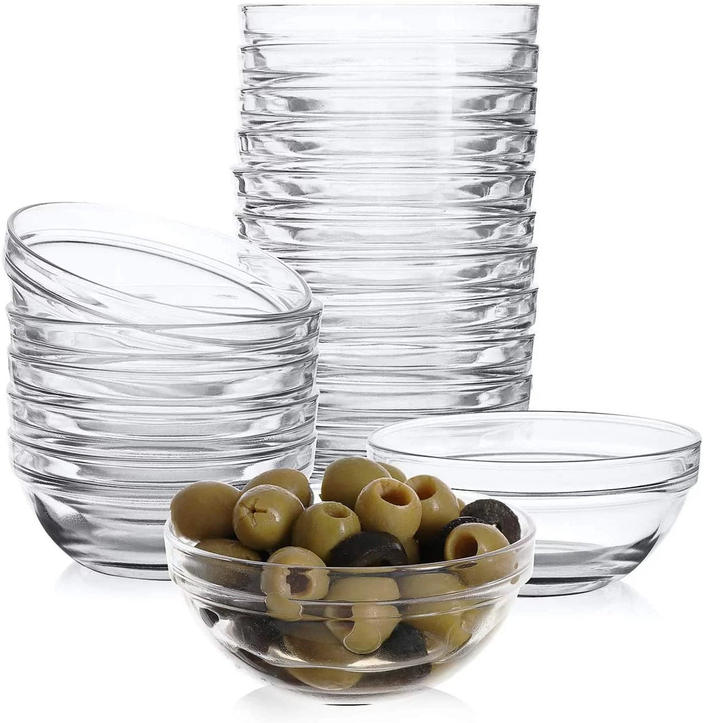 3.5" Glass Bowls, 10 Pack A228