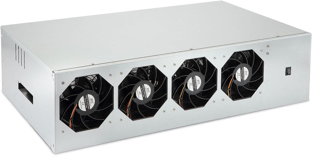 8 GPU Mining Rig Case with Cooling Fans and Motherboard F94410