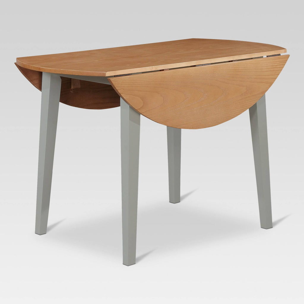 44x22 Round Drop Leaf Extendable Dining Table C41618