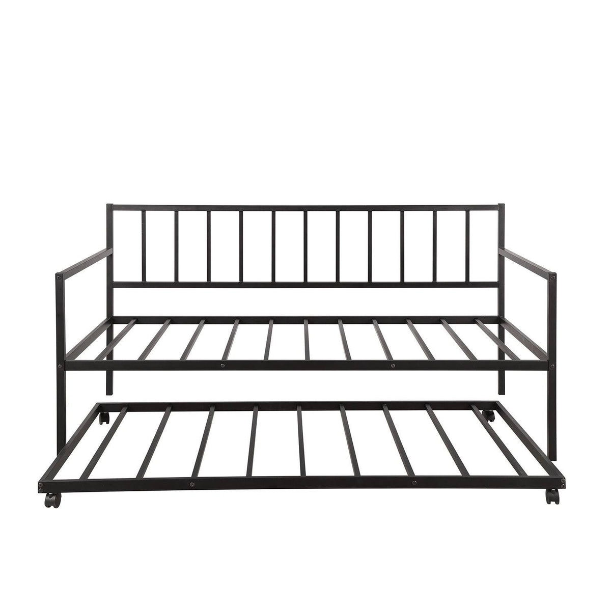 Twin-size Metal Daybed with Trundle E2337