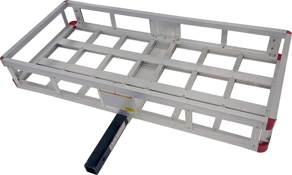 49 x 22.5 Aluminum Hitch Cargo Carrier with High Side Rails V14140