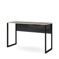 1 Drawer Desk in Black Matte and Oak O458