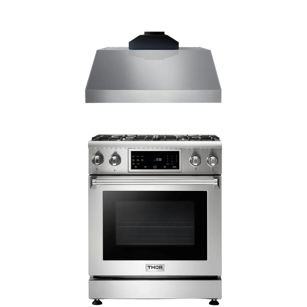 30 Propane Gas Range and Range Hood O36851