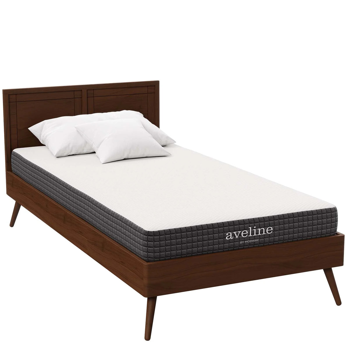 Memory Foam Narrow Twin Mattress in White G8241