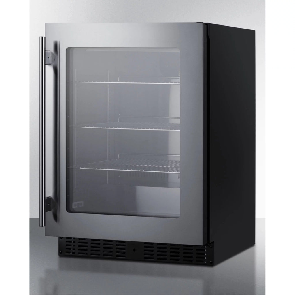 24" Wide 3.25 Cu. Ft. Compact Freezerless Refrigerator - Stainless Steel G409