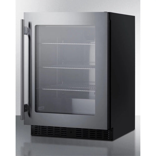 24" Wide 3.25 Cu. Ft. Compact Freezerless Refrigerator - Stainless Steel G409