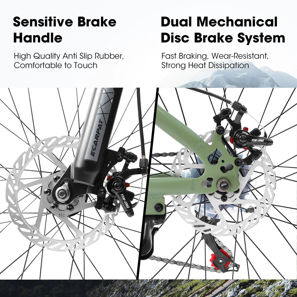 27.5 inch 21-Speed Mountain Bike with Disc Brakes Q235184