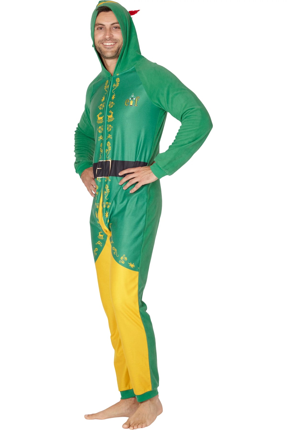 Green One Piece Costume Pajama Set J70042
