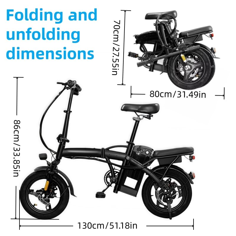 Folding Electric Bike with 48V 12AH Removable Battery K7755