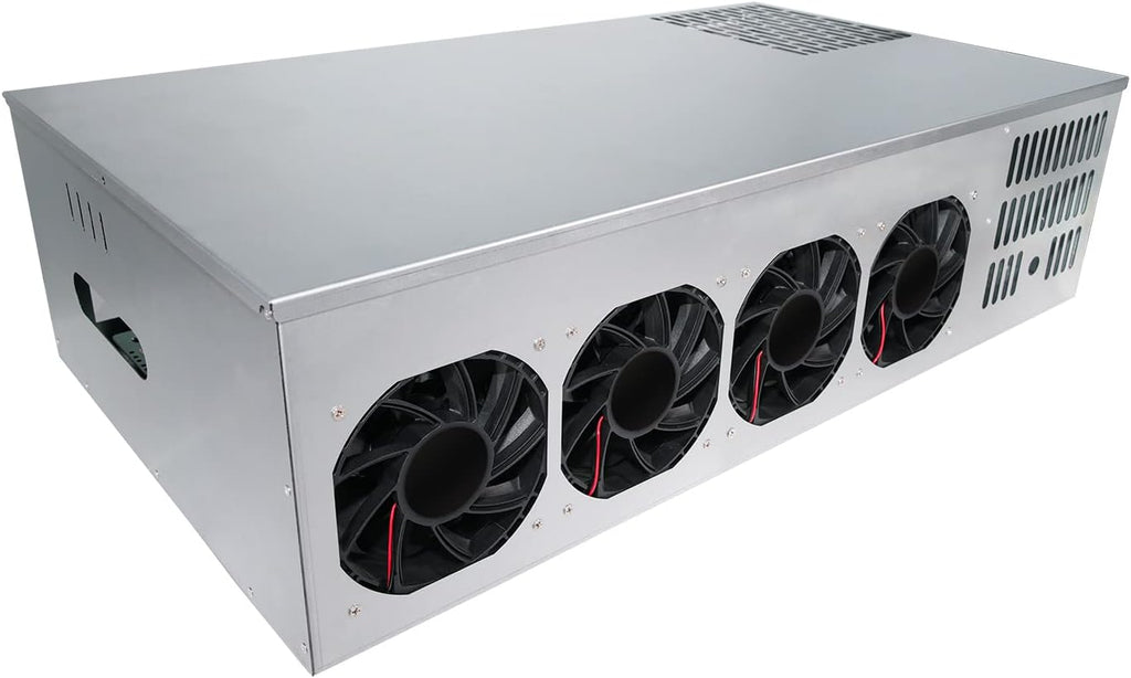 8 GPU Mining Rig Case with Cooling Fans and Motherboard F94410