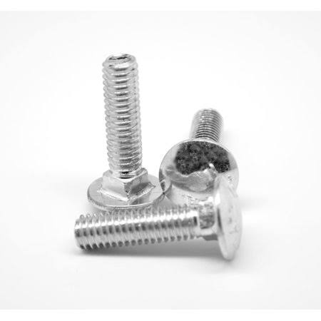 3/8 inch-16 x 1 1/4 inch Grade 5 Carriage Bolt Medium Carbon Steel Zinc Plated W43441