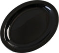 Black Oval Melamine Platter I11186