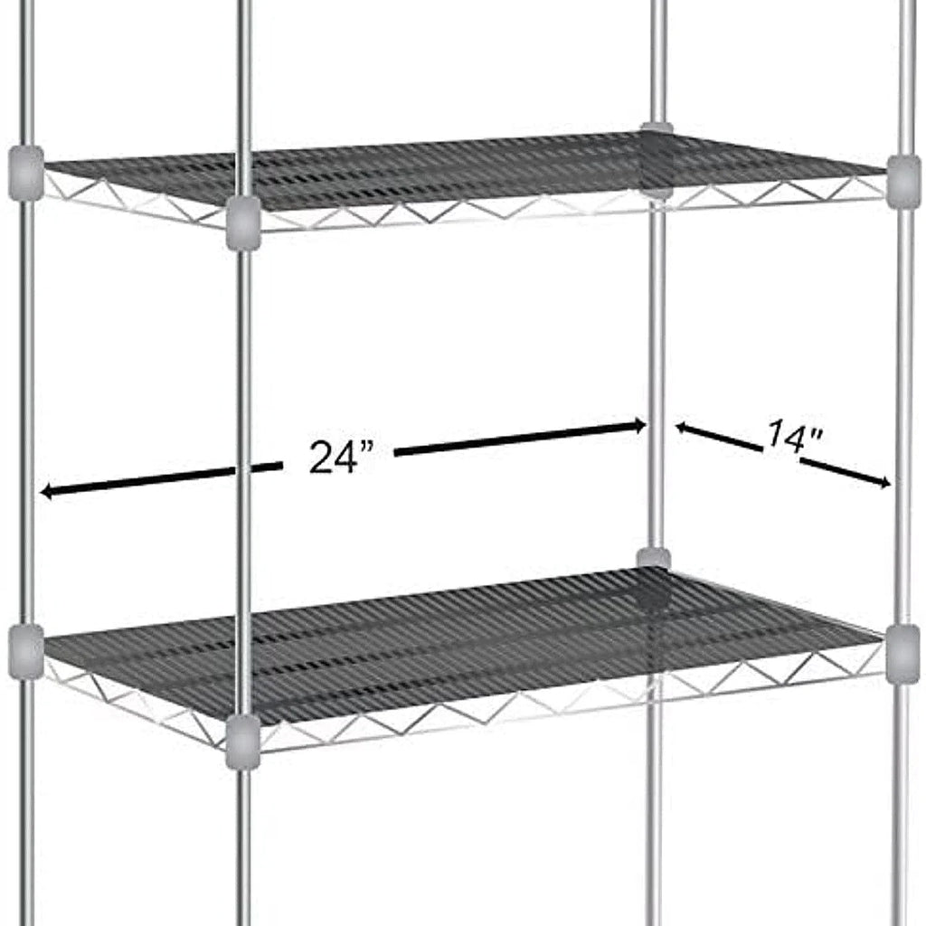 Set of 3 Graphite Shelf Liners B899