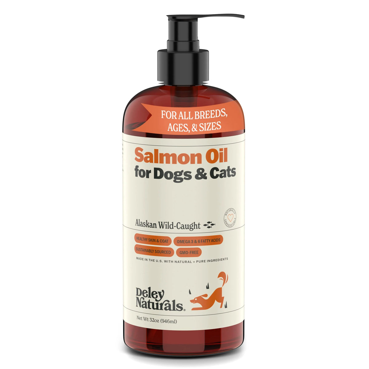 Wild Caught Salmon Oil Supplement 32 Oz R96591