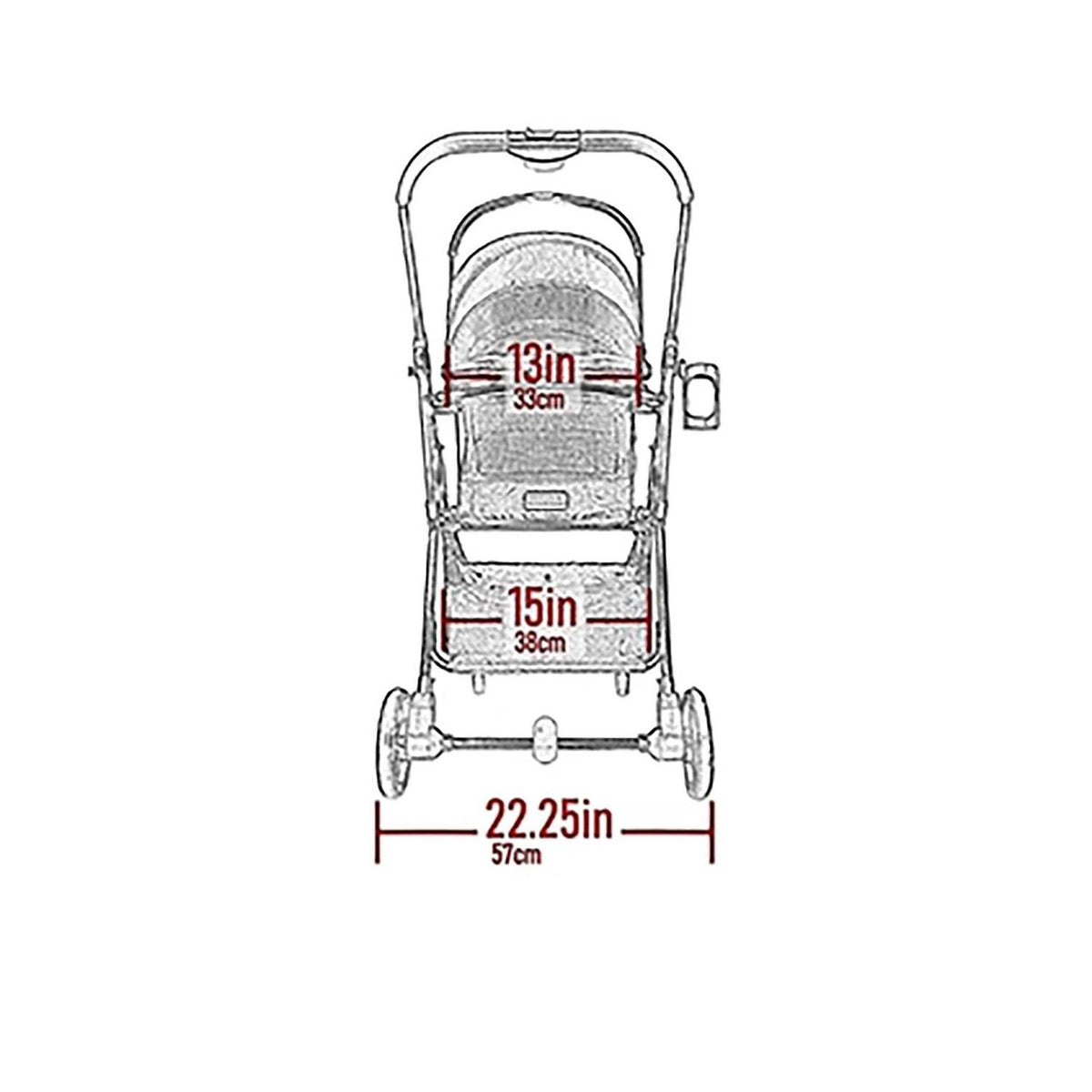 Pet Stroller, Booster and Carrier Travel System V957