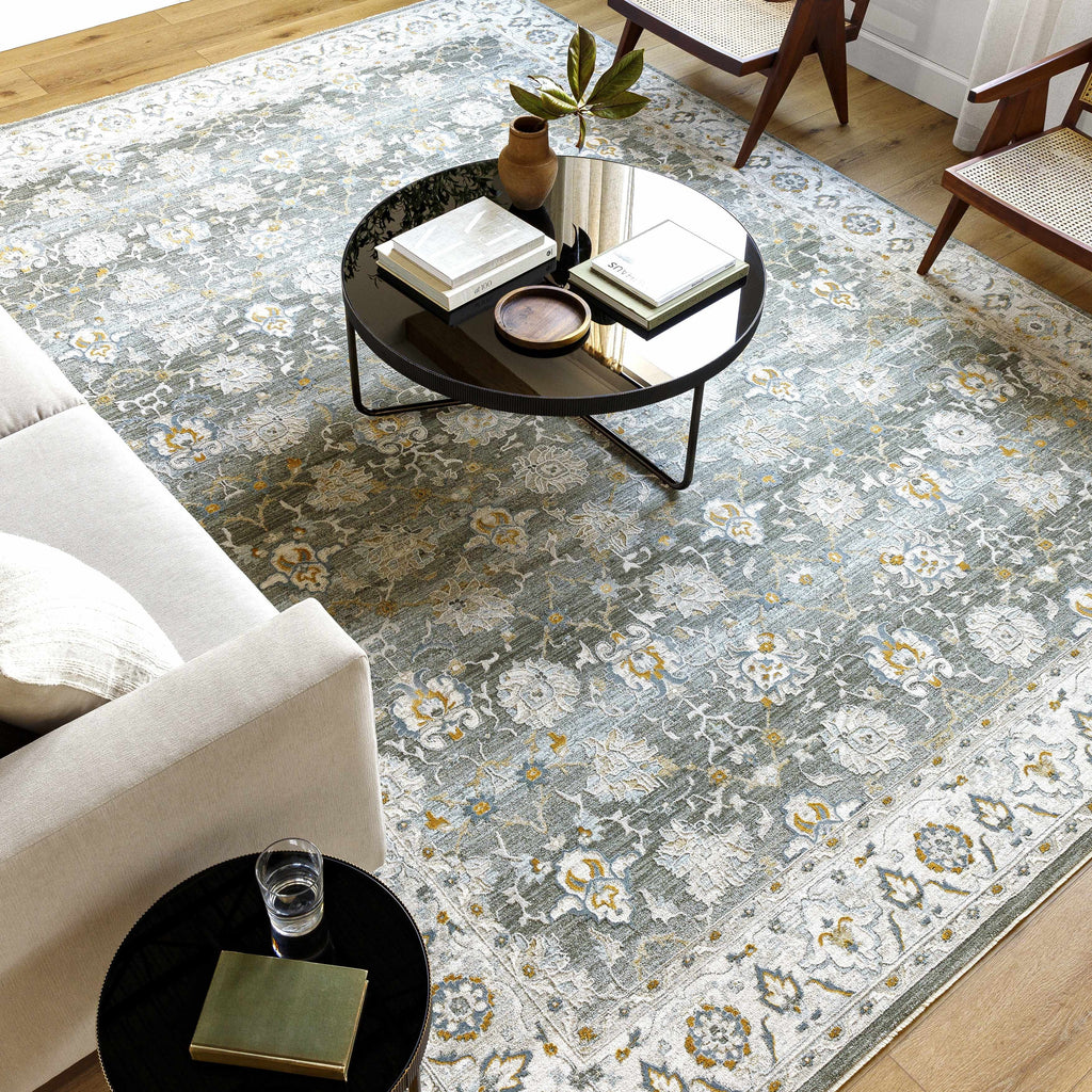 Gray Brown Area Rug A932