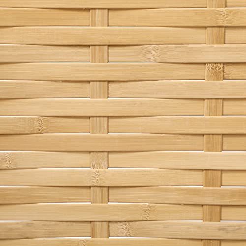 3 Panel 5.5' Tall Bamboo Folding Room Divider T82222