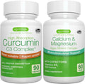 Calcium Magnesium Complex Curcumin C3 Complex Vegan Bundle W886