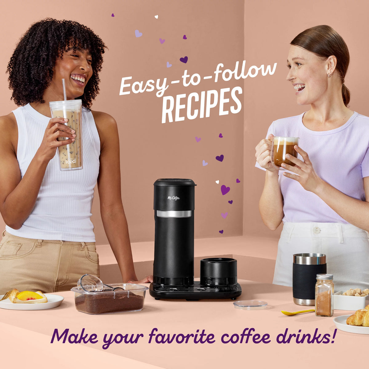 4-in-1 Single-Serve Latte and Hot Coffee Maker Y19862