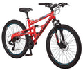26 In. Wheels 24-Speed Aluminum Full Suspension Mountain Bike H331