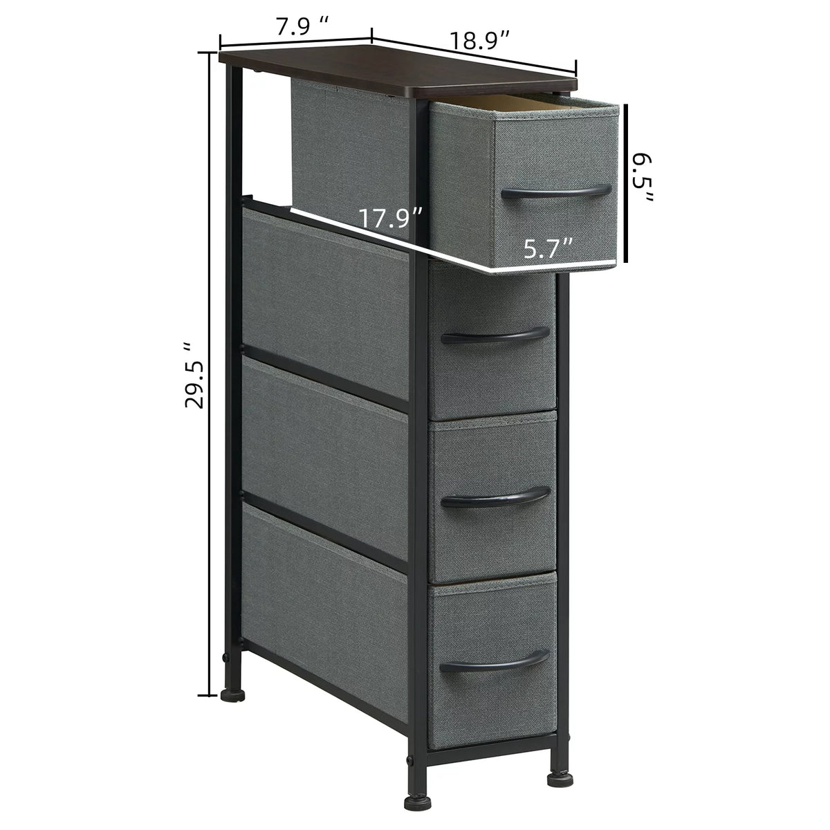 Narrow 4 Drawer Dresser G34527