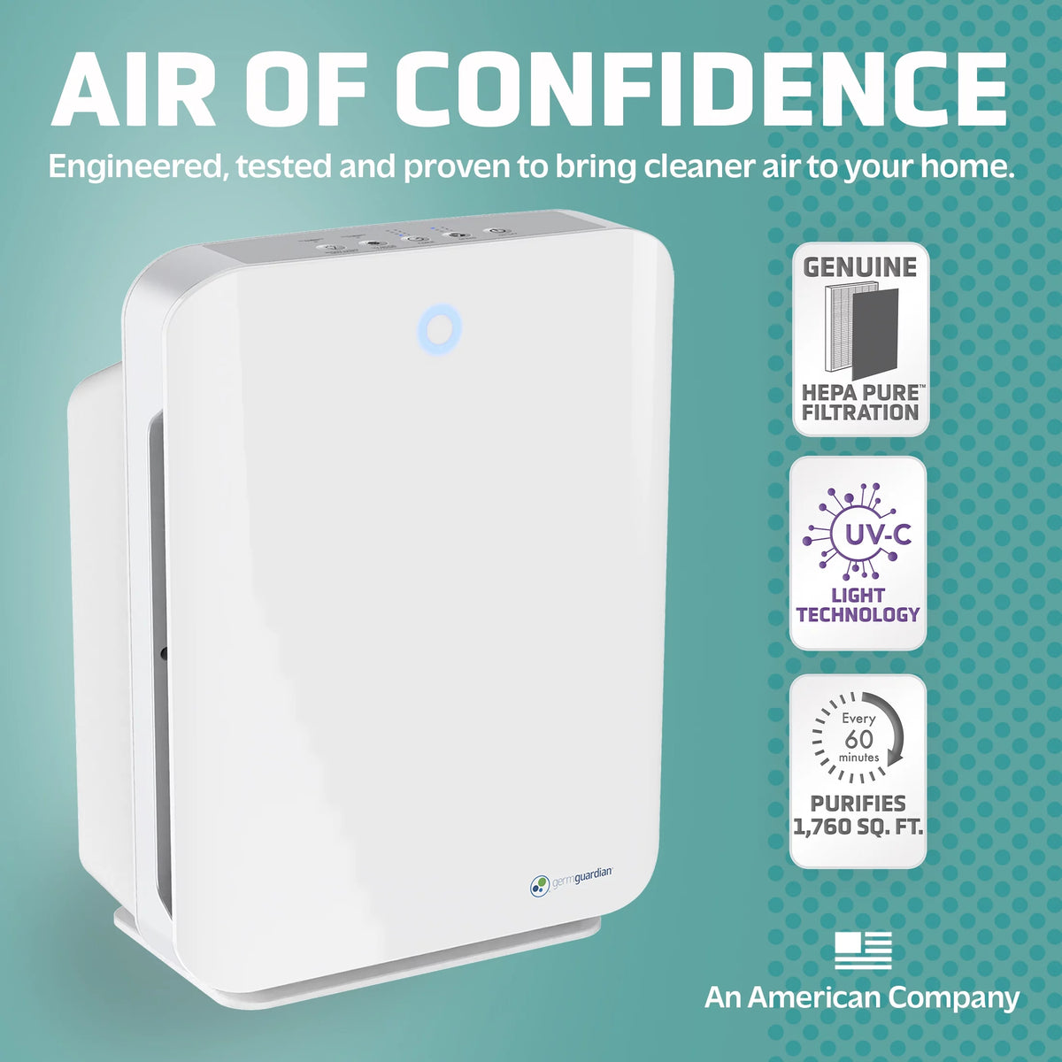 Air Purifier with HEPA Filter and UV-C C341