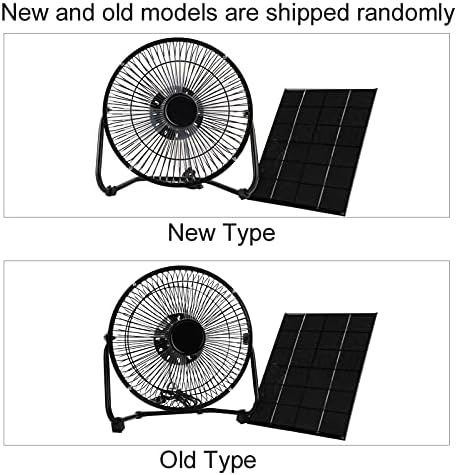 Portable Solar Powered Fan Pack of 2 P9756