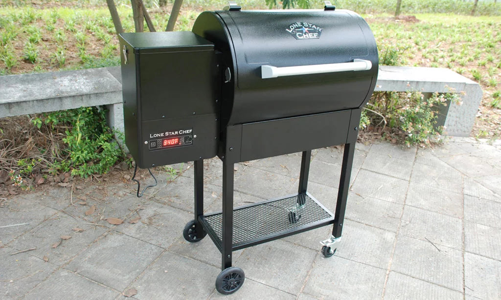 510 square inch Pellet Grill with Side Shelf B592398