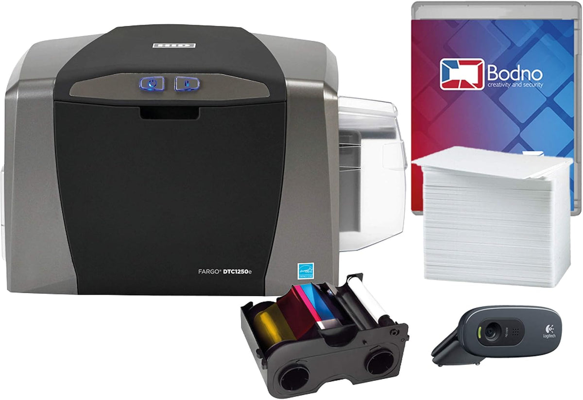 ID Card Printer & Supplies Package M489