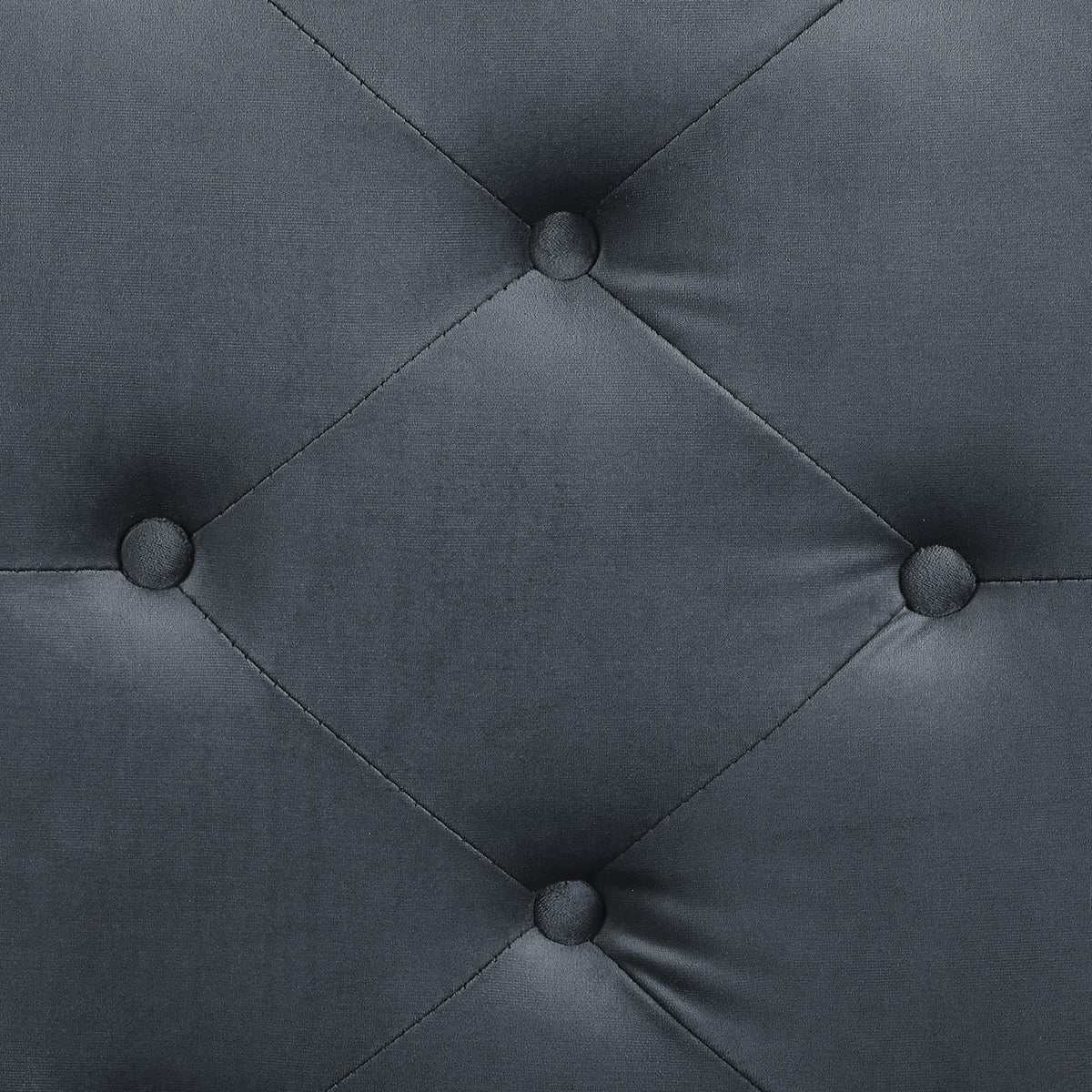 Tufted Bench with Iron Legs Y82969