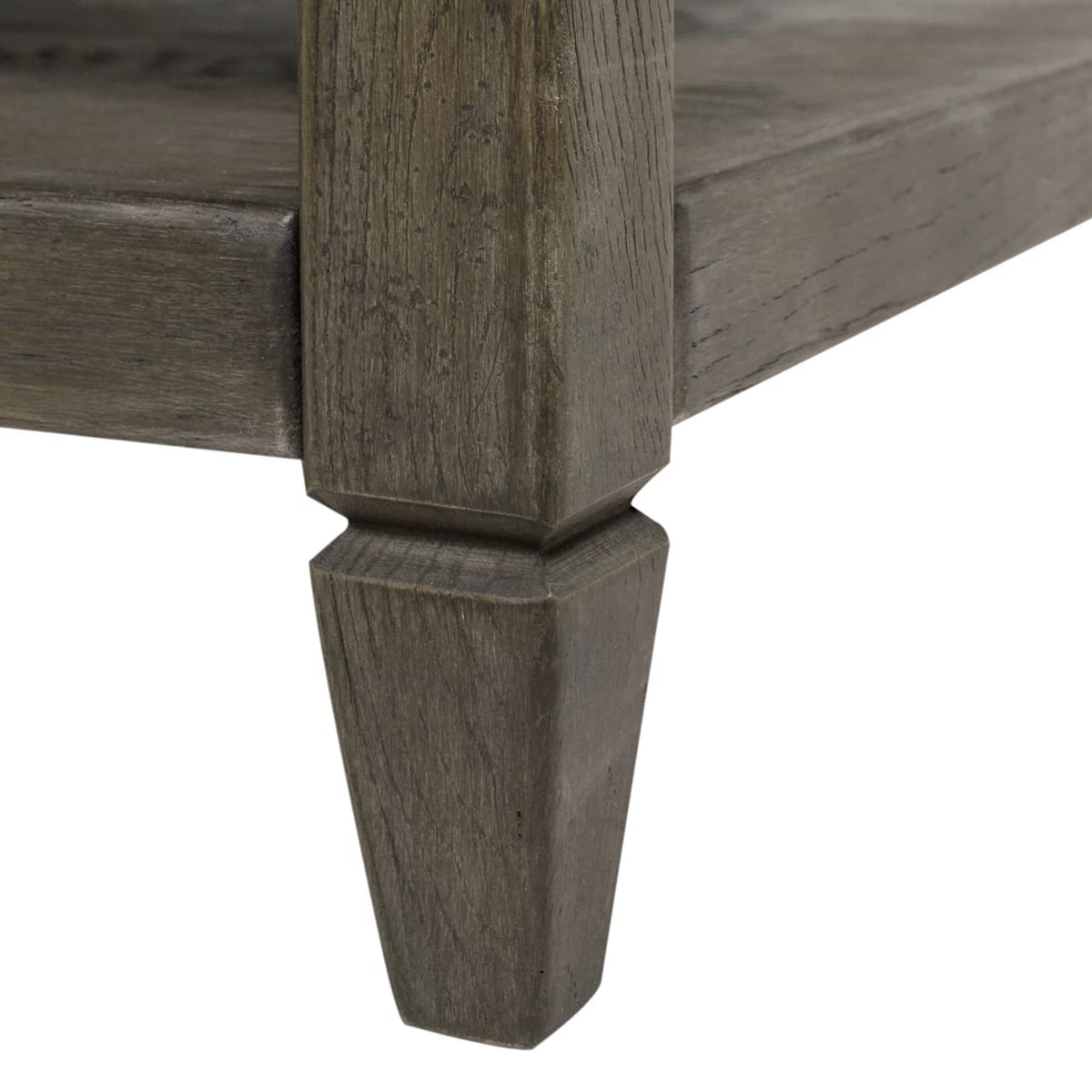 Heathered Grey Tufted Storage Ottoman A460