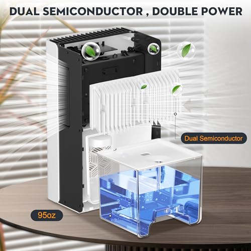 Black Dehumidifier with Auto Shut Off O671