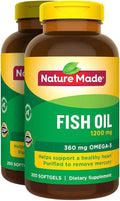 Fish Oil 1200 mg Softgels Omega 3 Z286224