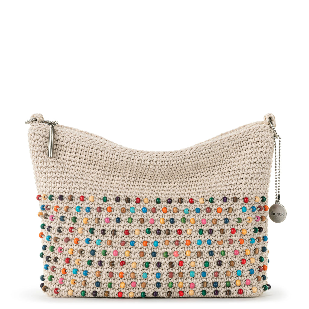 Hand-crochet Recycled Polypropylene Yarn Convertible Crossbody L7227