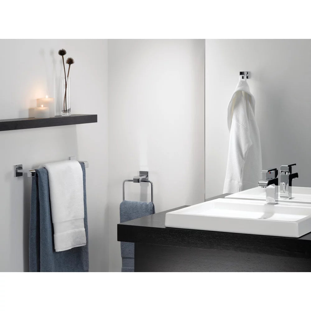 Towel Ring, Matte Black M442