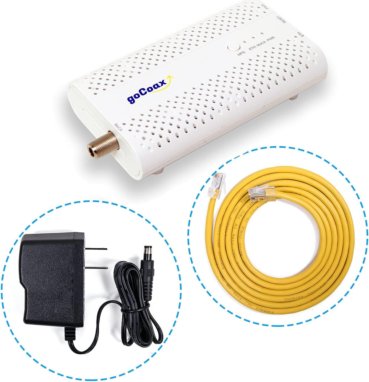 MoCA 2.5 Adapter with 2.5GbE Ethernet Port T844