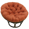 Rattan Papasan Chair with Micro Suede Cushion X873
