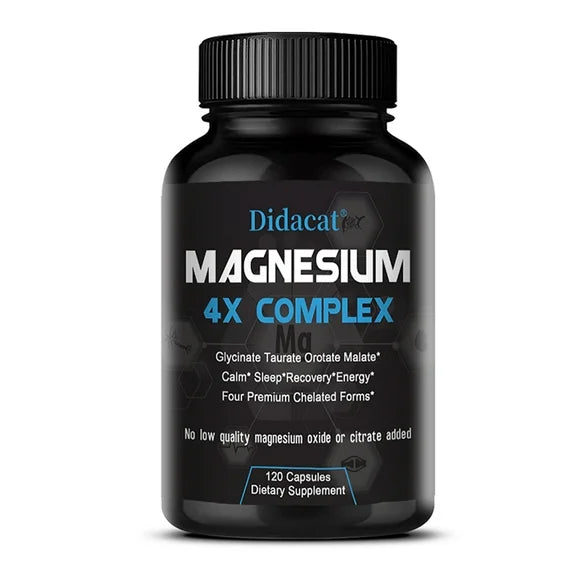 Magnesium Glycinate Taurate Malate Orotate Complex 120 Capsules O367383
