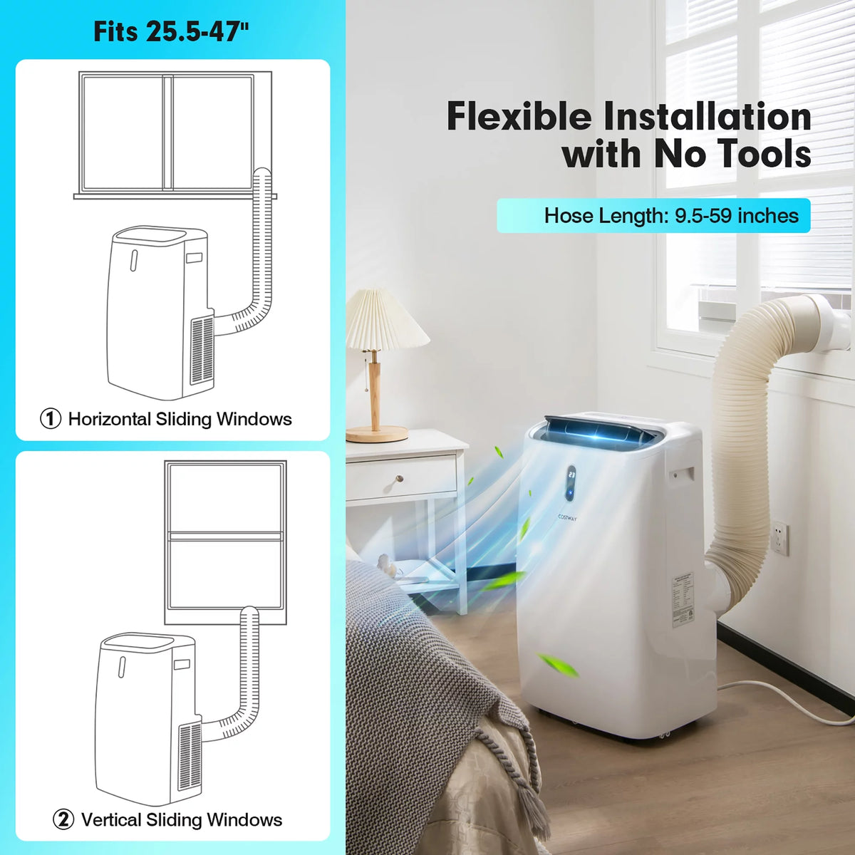 8800 BTU Portable Air Conditioner W124