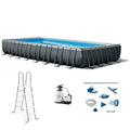 32ft x 16ft x 52in Rectangular Swimming Pool and Maintenance Kit Y276093