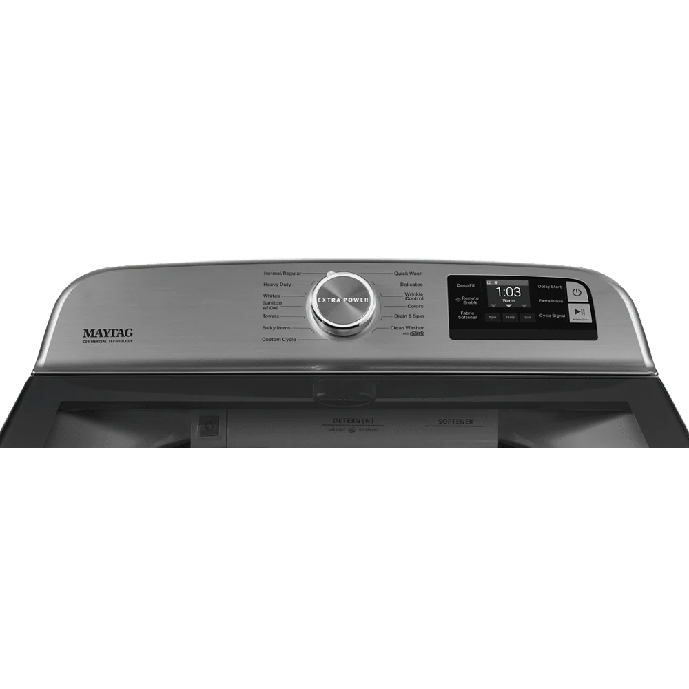 White 5.3 Cu. Ft. Top Loading Washer D7450