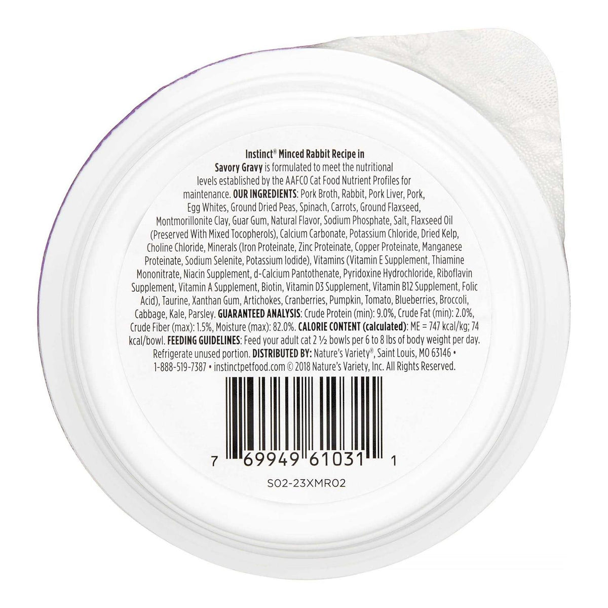 Grain-Free Minced Recipe Wet Cat Food Cups C154930