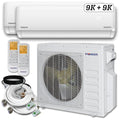 18,000 BTU 2 Zone Ductless Air Conditioner and Heat Pump Q585948