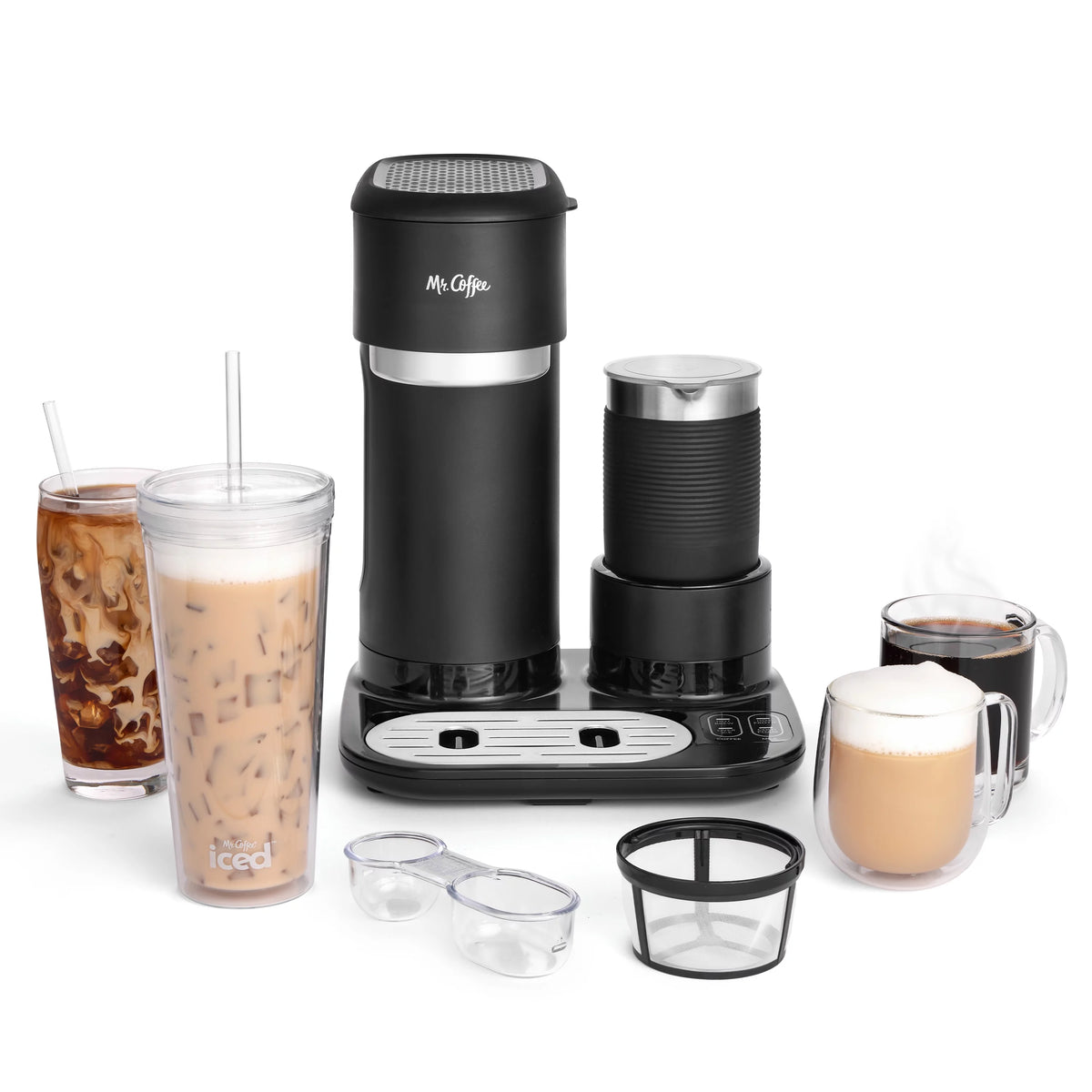 4-in-1 Single-Serve Latte and Hot Coffee Maker Y19862
