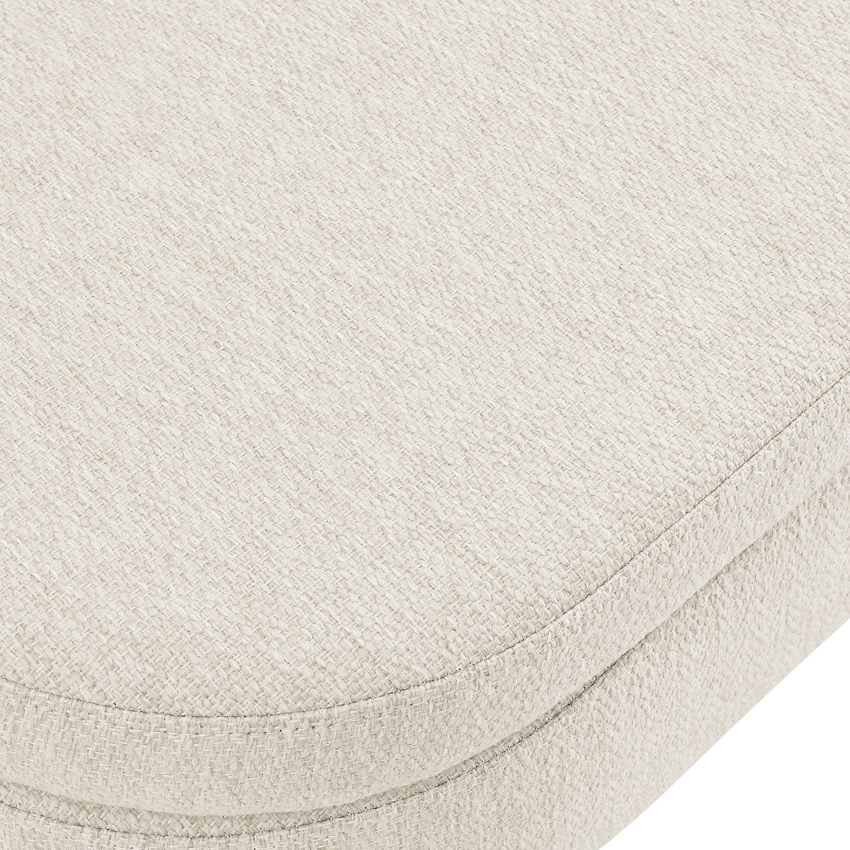 Oval Storage Bench with Rubber Wood Legs H1680